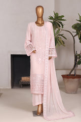 Khombi Stitched 3 Piece Formals Suit-Platinum Pink