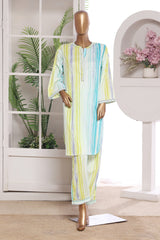 Khombi Stitched 2 Piece Cotton Casual Pret Suit-Pralines