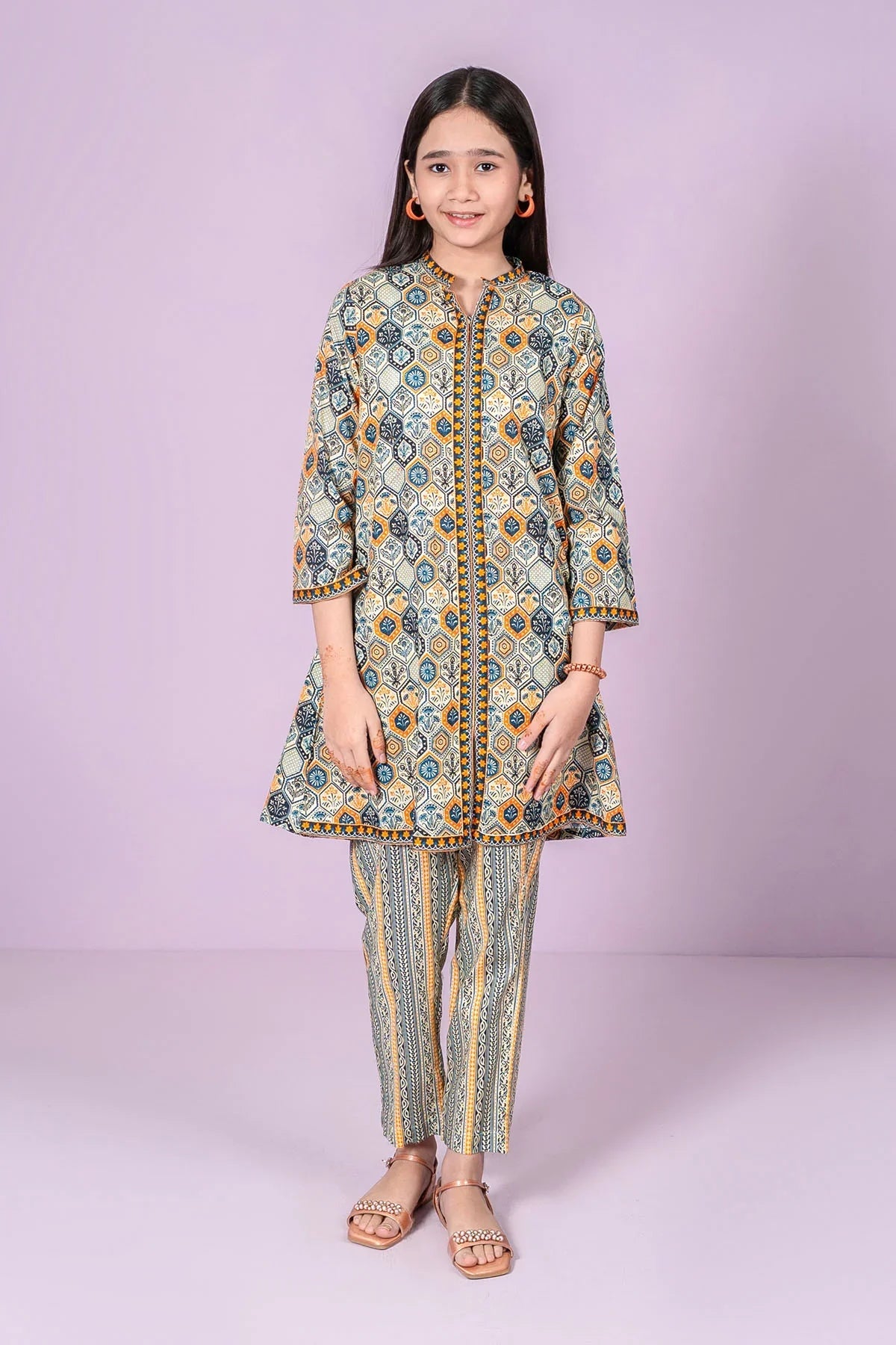 Shop printed dress designs for girls with new stylish outfits. Soft, breathable fabric perfect for summer wear