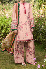 SS Lawn By Hussain Rehar Unstitched 3 Piece Emb Lawn Collection'2024-Pune