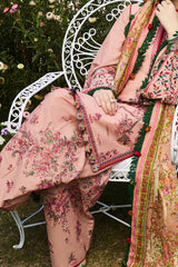 SS Lawn By Hussain Rehar Unstitched 3 Piece Emb Lawn Collection'2024-Pune