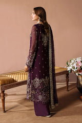 Dastak by Ramsha Unstitched 3 Piece Luxury Chiffon Vol-02 Collection'2025-Q-208