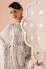 Dastak by Ramsha Unstitched 3 Piece Permium Chiffon Vol-03 Suit-Q-302