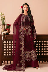 Dastak by Ramsha Unstitched 3 Piece Permium Chiffon Vol-03 Suit-Q-303