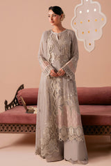 Dastak by Ramsha Unstitched 3 Piece Permium Chiffon Vol-03 Suit-Q-304
