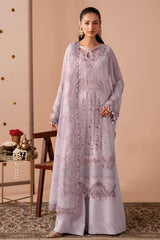 Dastak by Ramsha Unstitched 3 Piece Permium Chiffon Vol-03 Suit-Q-308
