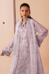 Dastak by Ramsha Unstitched 3 Piece Permium Chiffon Vol-03 Suit-Q-308