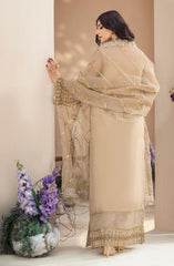 Zainab by Mashq Unstitched 3 Piece Luxury Chiffon Collection'2023-QFD-0069