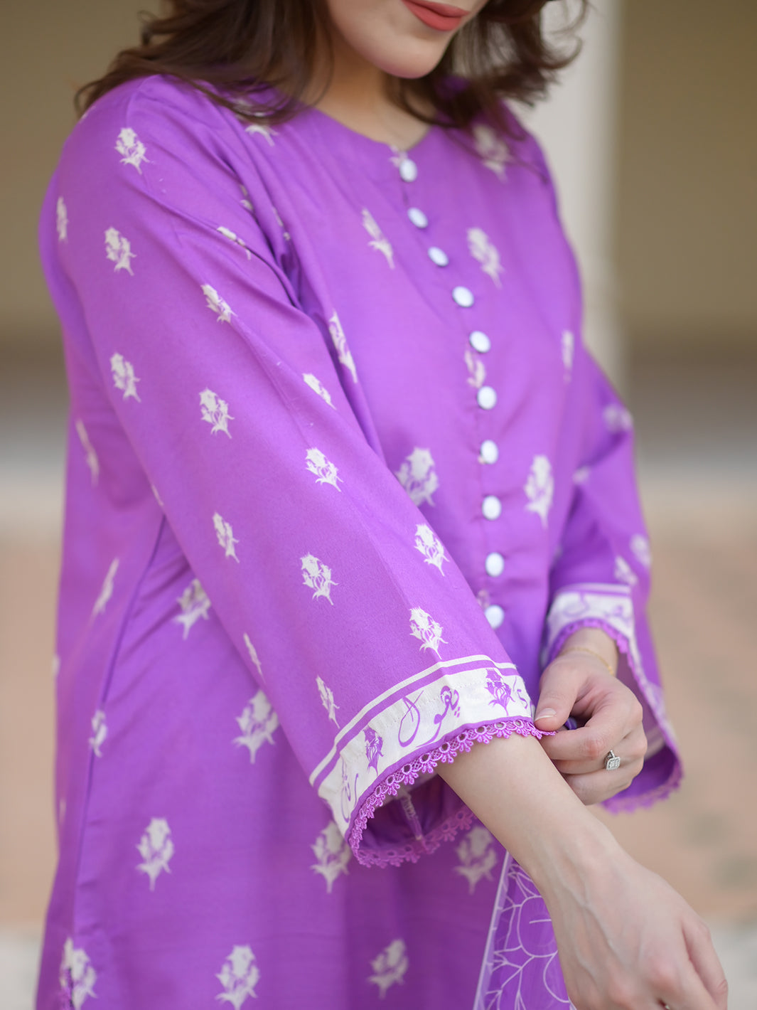 Rang By TNG Stitched 3 Piece Collection'2024-Lilac