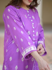 Rang By TNG Stitched 3 Piece Collection'2024-Lilac