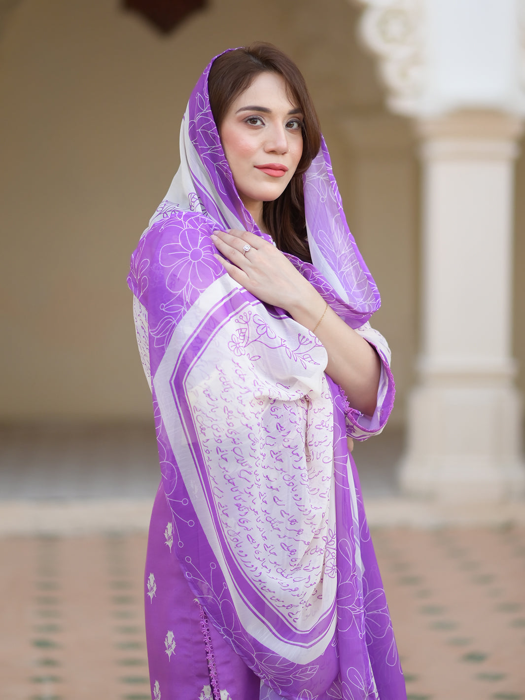 Rang By TNG Stitched 3 Piece Collection'2024-Lilac