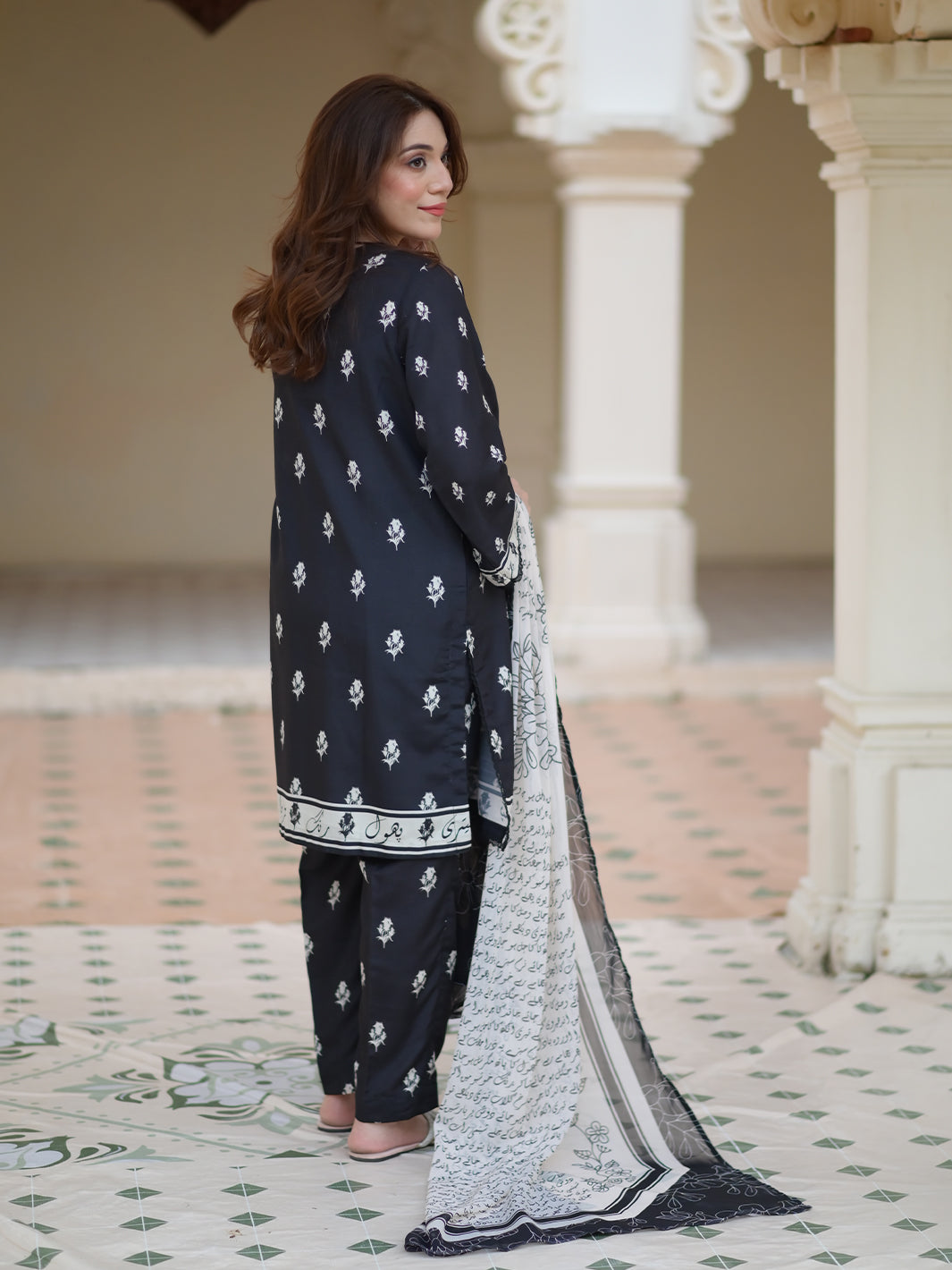 TNG Rang By TNG Stitched 3 Piece Collection'2024-Black