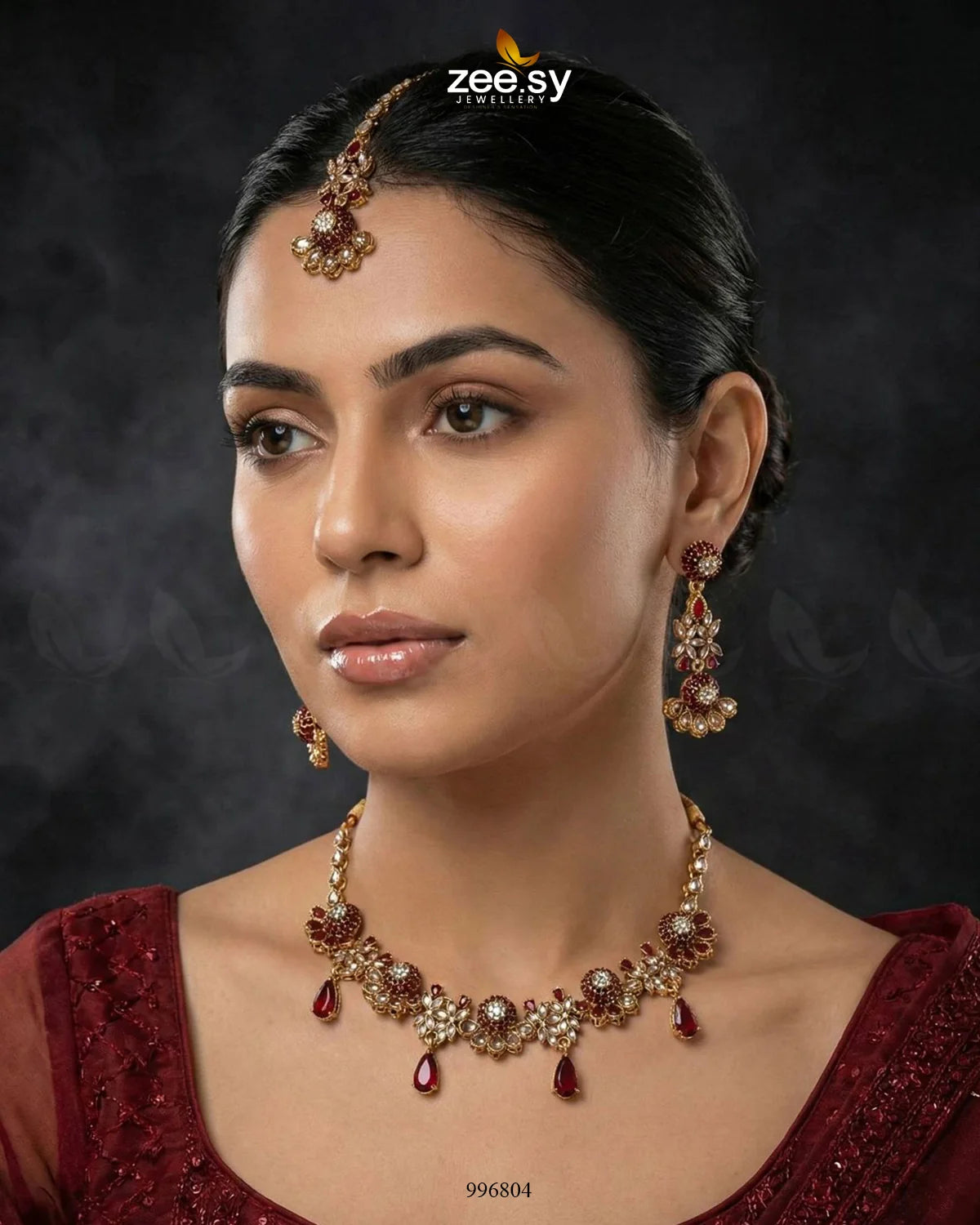 Achimenes Necklace Set - Zeesy Jewellery