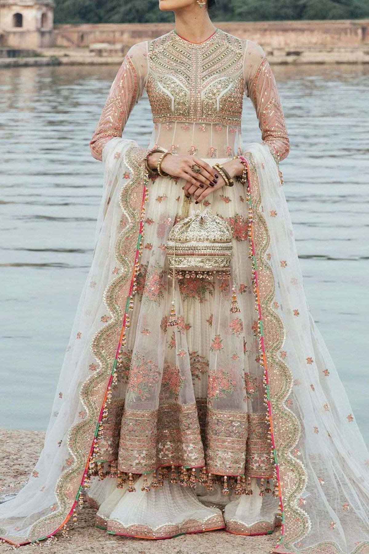 Paar by Hussain Rehar Unstitched 3 Piece Luxury Festive Collection'2022-Raya