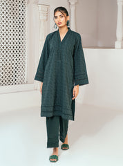 Rangeen Stitched 2 Piece Winter Emerald Self Jacquard