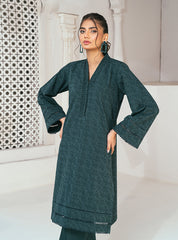 Rangeen Stitched 2 Piece Winter Emerald Self Jacquard