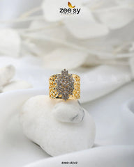 Floral Ring-8243 - Zeesy Jewellery
