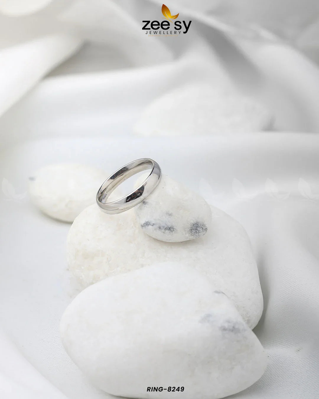 Promise Ring-8250 Silver - Zeesy Jewellery