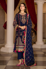 Rimjhim By Strawberry Unstitched 3 Piece Luxury Formals Collection'2024-RJ-005