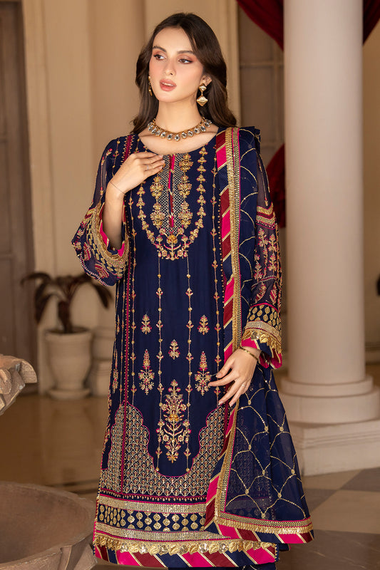 Rimjhim By Strawberry Unstitched 3 Piece Luxury Formals Collection'2024-RJ-005