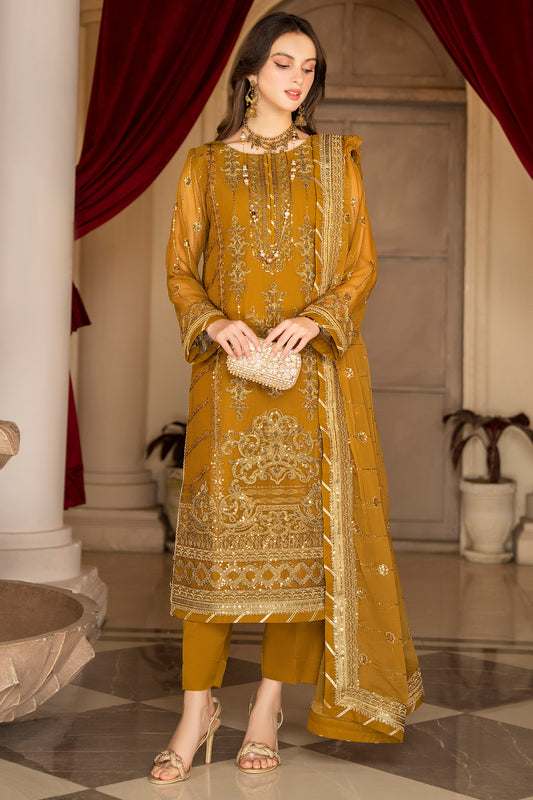 Rimjhim By Strawberry Unstitched 3 Piece Luxury Formals Collection'2024-RJ-009