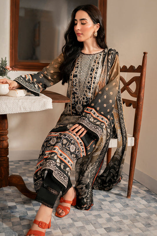 Selene By Roheenaz Unstitched 3 Piece Printed Cambric Fall Collection'2024-RNP-04-B-Jane