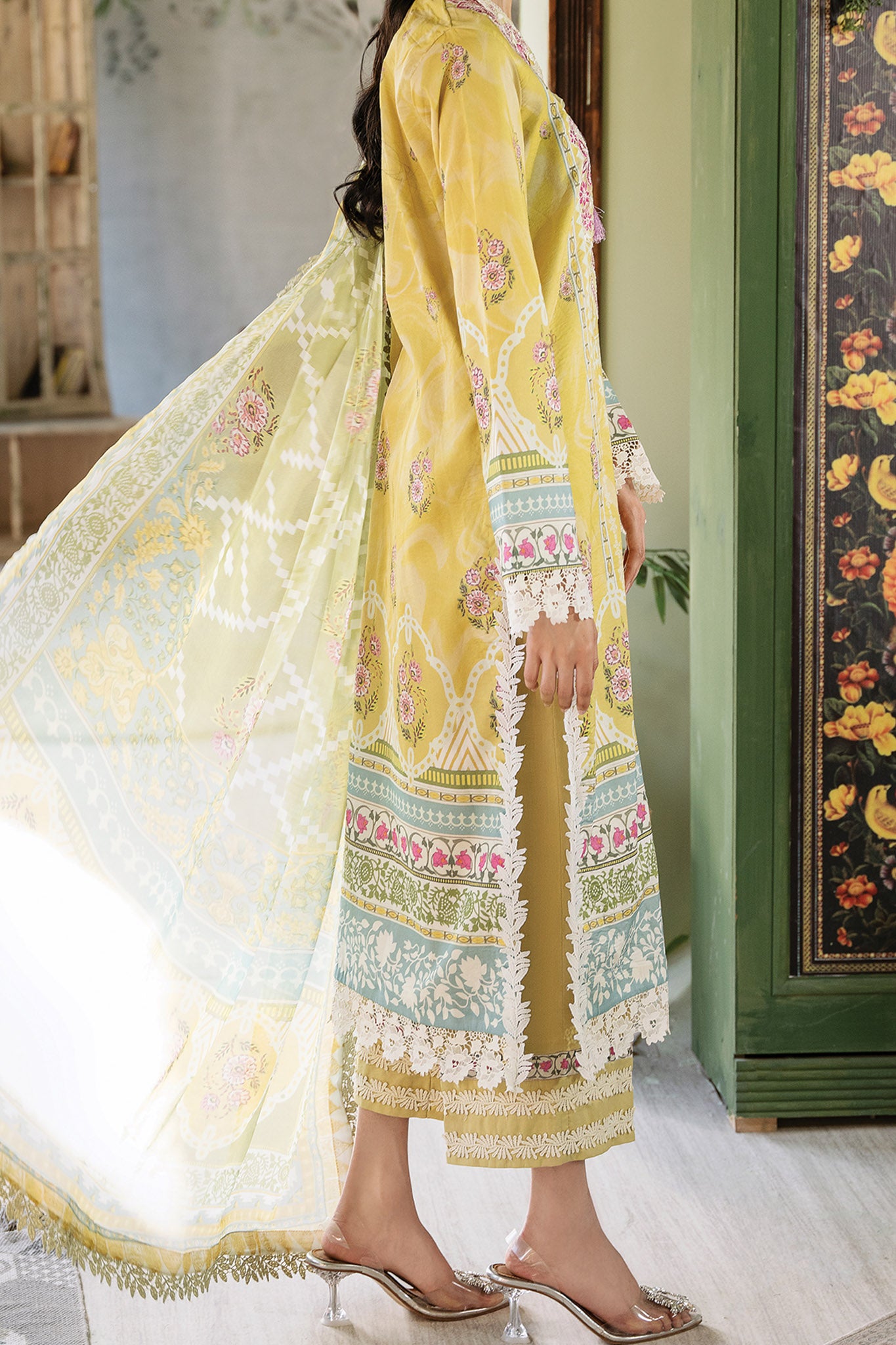 Flora by Rohenaz Unstitched 3 Piece Printed Lawn Collection'2024-RNP-07-B