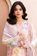 Naqsh By Ramsha Unstitched 3 Piece Emb Rawsilk Collection'2026-RS-01