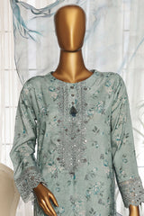 Majestic By HZ Stitched 3 Piece Festive Emb Silk Collection'2025-RTE-008