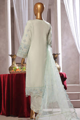 Bin Saeed Stitched 3 Piece Exclusive Luxury Formals Collection'2024-RTS-1159-Sky Blue