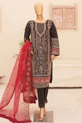 Bin Saeed Stitched 3 Piece Emb Fancy Festive Ramadan Collection'2024-RTS-430-Black