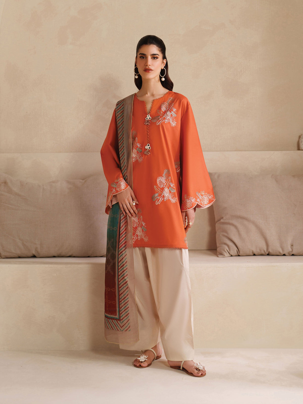 Ayra Solids by Garnet Stitched 3 Piece Collection'2025-Rugby
