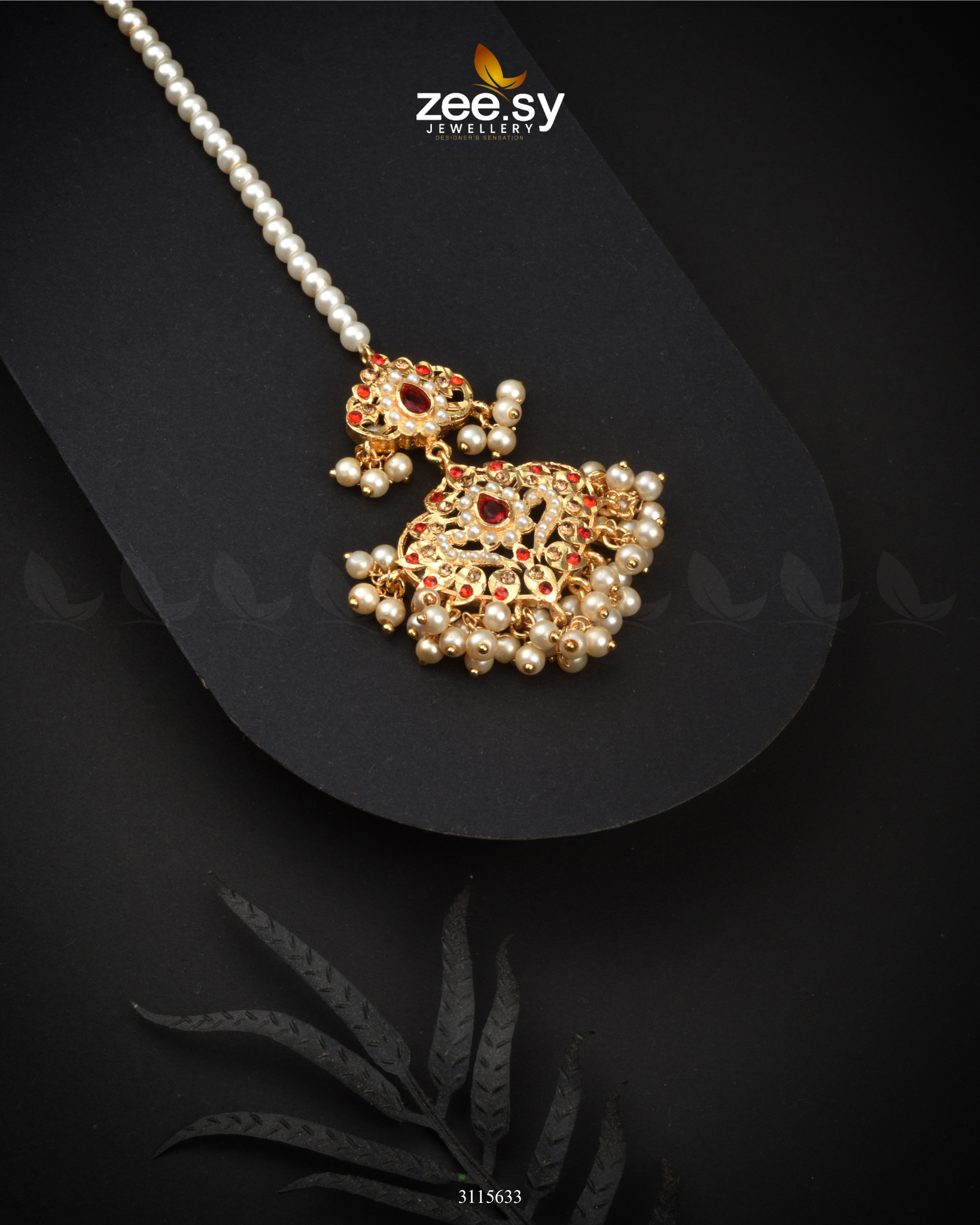 Sonali Bindiya Elegant Charm Red - Zeesy Jewellery