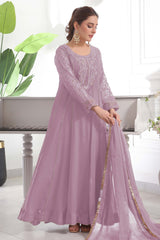 Eid E Milan By Al Siyaab Stitched 3 Piece Formals Suit-Raani-Lilac
