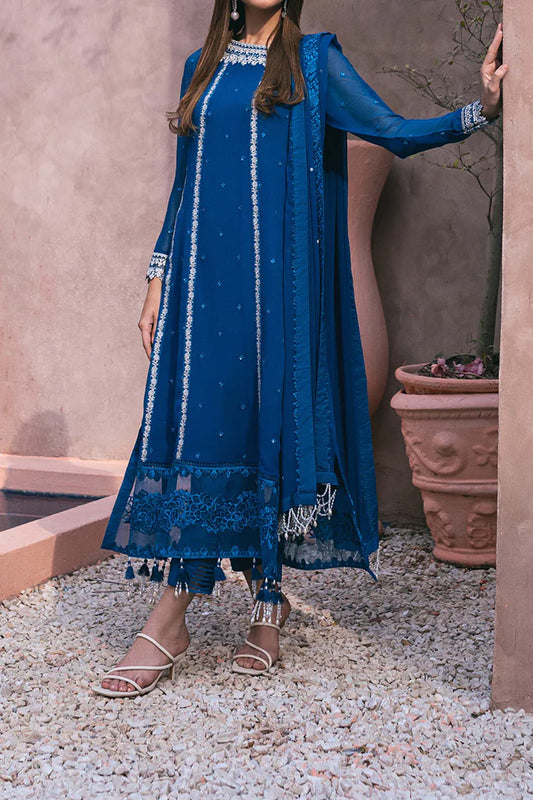 Azure Ensembles 3 Piece Unstitched Festive Formals Collection'2024-AS-116-Radiant Sky