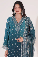 Mahroosh By Guzel Stitched 3 Piece Formals Chiffon Suit-05-Raha