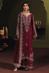 Suroor By Ramsha Unstitched 3 Piece Festive Formals Suit-SR-103 Laal
