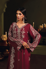 Suroor By Ramsha Unstitched 3 Piece Festive Formals Suit-SR-103 Laal