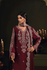 Suroor By Ramsha Unstitched 3 Piece Festive Formals Suit-SR-103 Laal