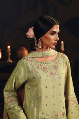 Suroor By Ramsha Unstitched 3 Piece Festive Formals Suit-SR-105 Chambeli