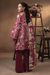 Raya By Humdum Unstitched 3 Piece Printed Khaddar Collection'2024-D-01