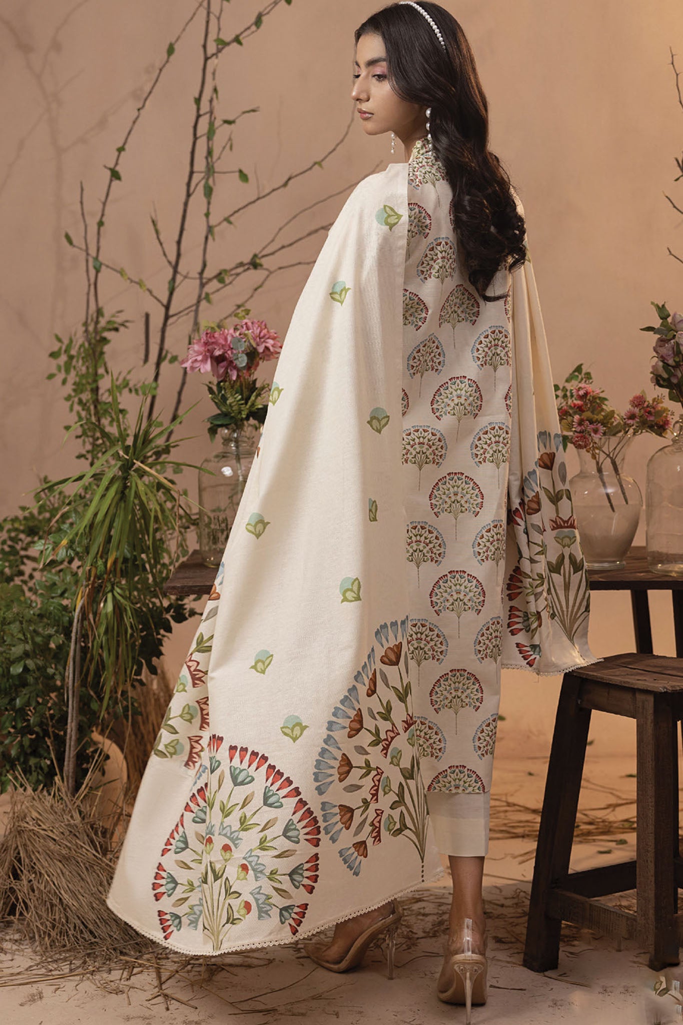 Raya By Humdum Unstitched 3 Piece Printed Khaddar Collection'2024-D-02