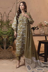 Raya By Humdum Unstitched 3 Piece Printed Khaddar Collection'2024-D-08