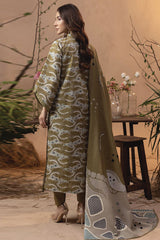 Raya By Humdum Unstitched 3 Piece Printed Khaddar Collection'2024-D-08