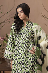 Raya By Humdum Unstitched 3 Piece Printed Khaddar Collection'2024-D-11