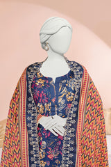 Almeerah Unstitched 3 Piece Emb Cutwork Lawn Vol-02 Collection'2025-Regal Sapphire