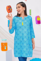 Ochre Clothing Stitched 1 Piece Digital Printed Cotton Lawn Kids Kurta-OCH-CLDPK-2