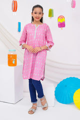 Ochre Clothing Stitched 1 Piece Digital Printed Cotton Lawn Kids Kurta-OCH-CLDPK-9