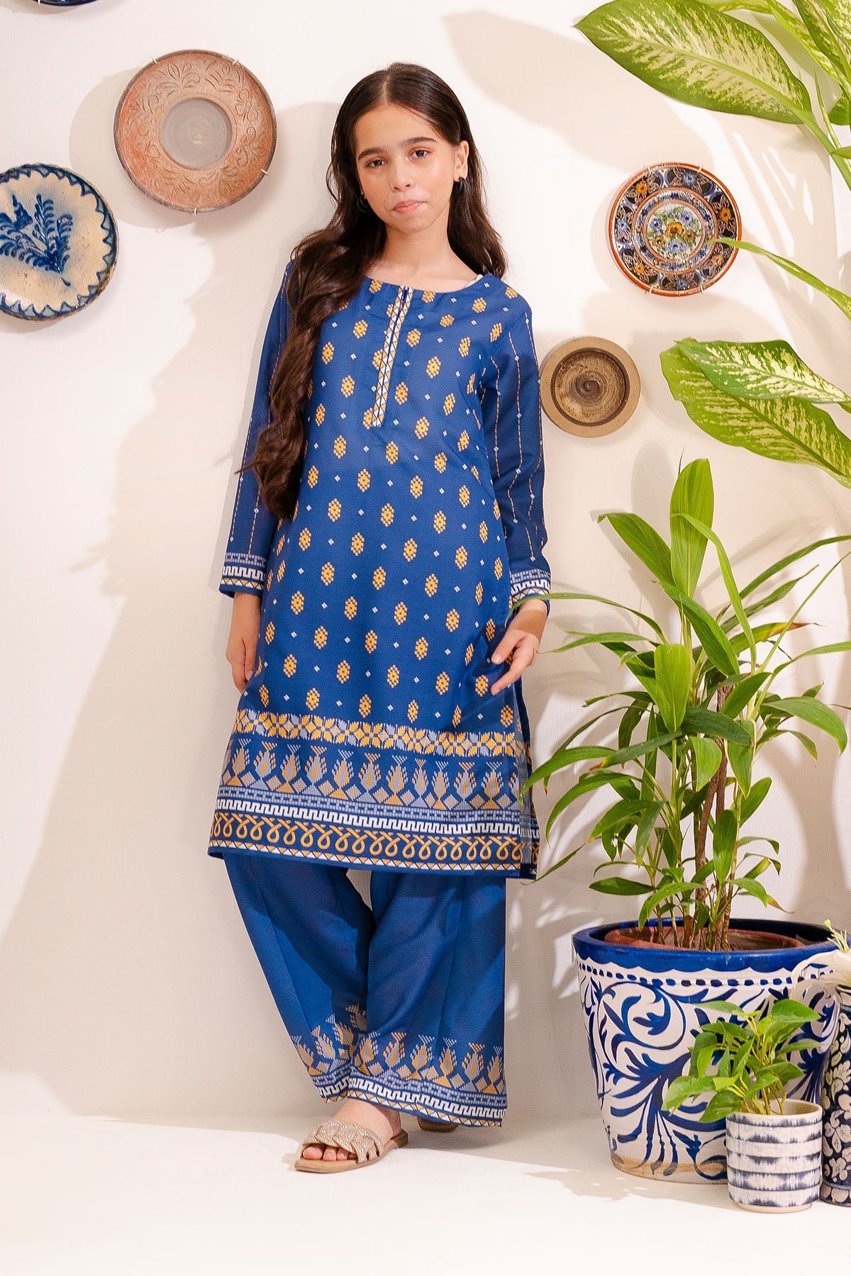 Ochre Clothing Swiss Lawn Digital Printed 2 Pc Suit