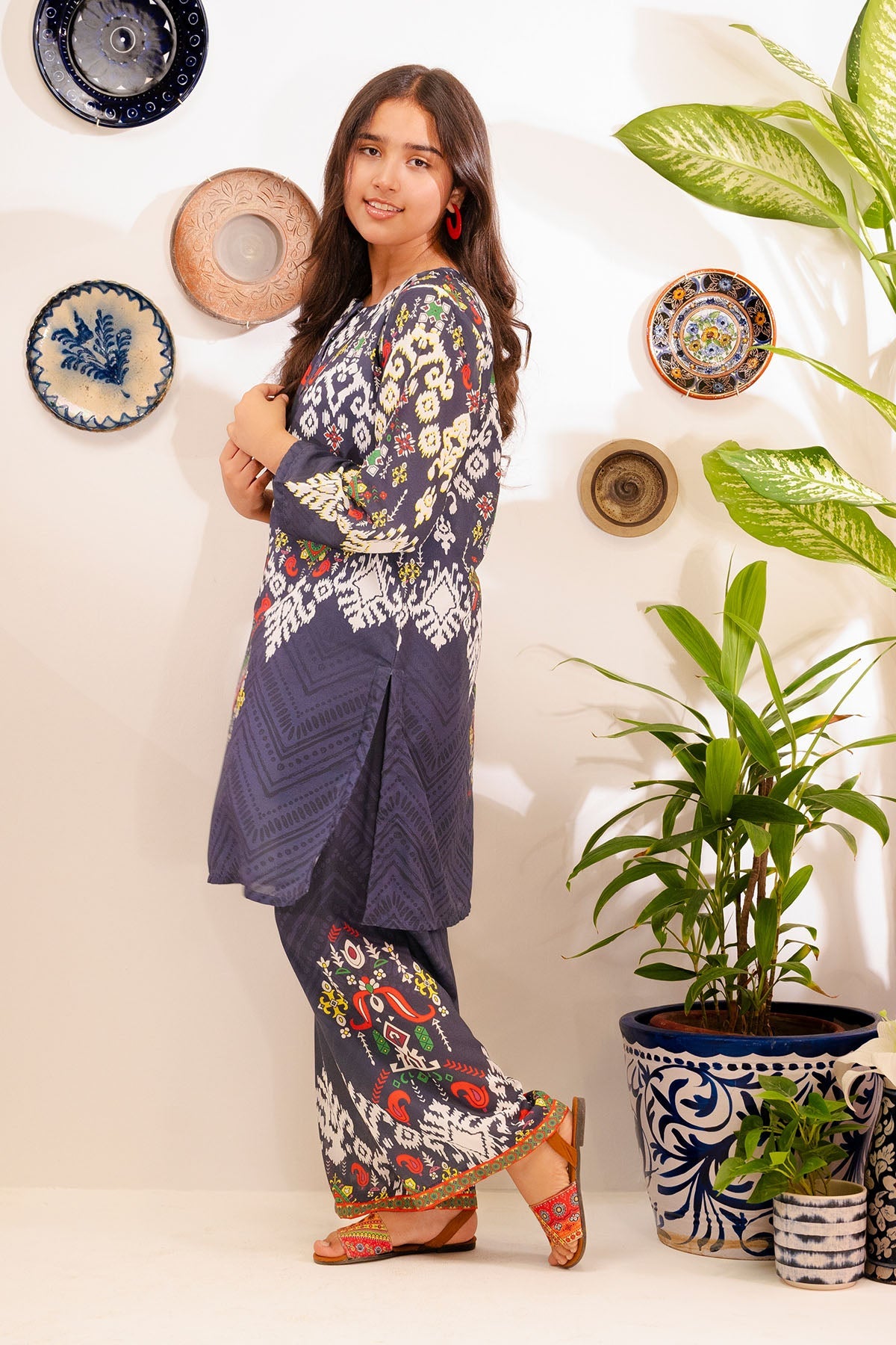 Ochre Clothing Swiss Lawn Digital Printed 2 Pc Suit